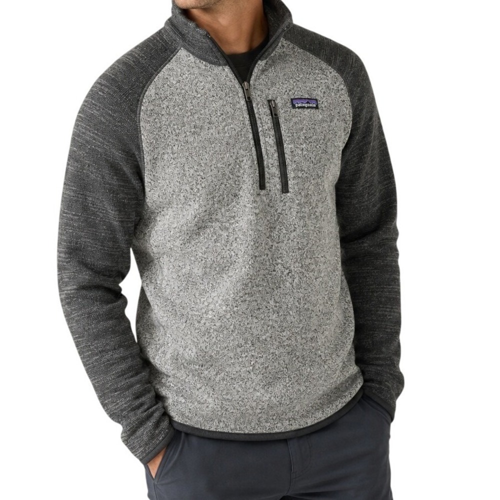 Patagonia Gray Charcoal Sweater Fleece Pullover Jacket Men's Small
